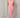 Salmon pink draped gown