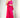 Fuschia hand embroided draped saree gown