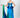 Blue Atoll Saree Set